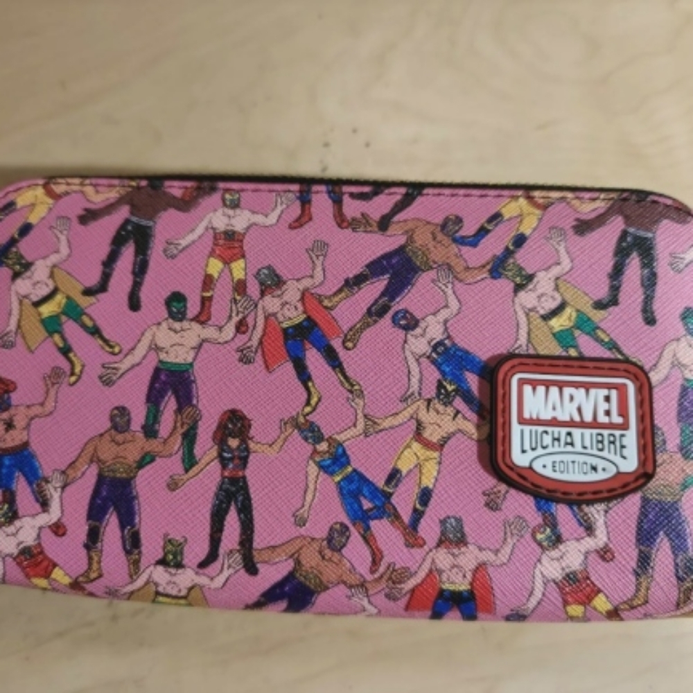 Marvel x Lucha Libre Rose Wallet